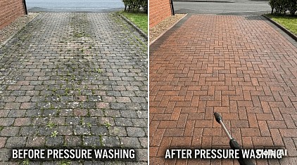 Pressure washing